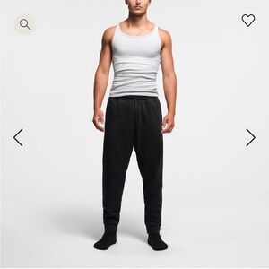 SKIMS Black Sweatpants for Men